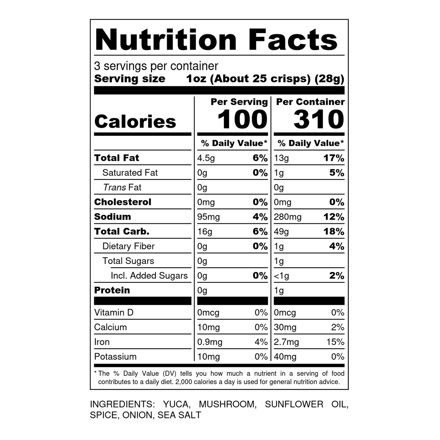 3 oz - Snack Size