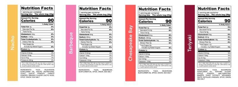 Snack Size - 4 Flavor Variety Pack (0.9oz Bags)
