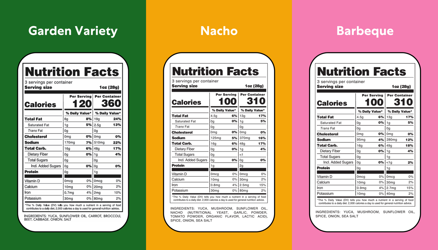 Sharing Size - 6 Flavor Variety Pack (3oz Bags)