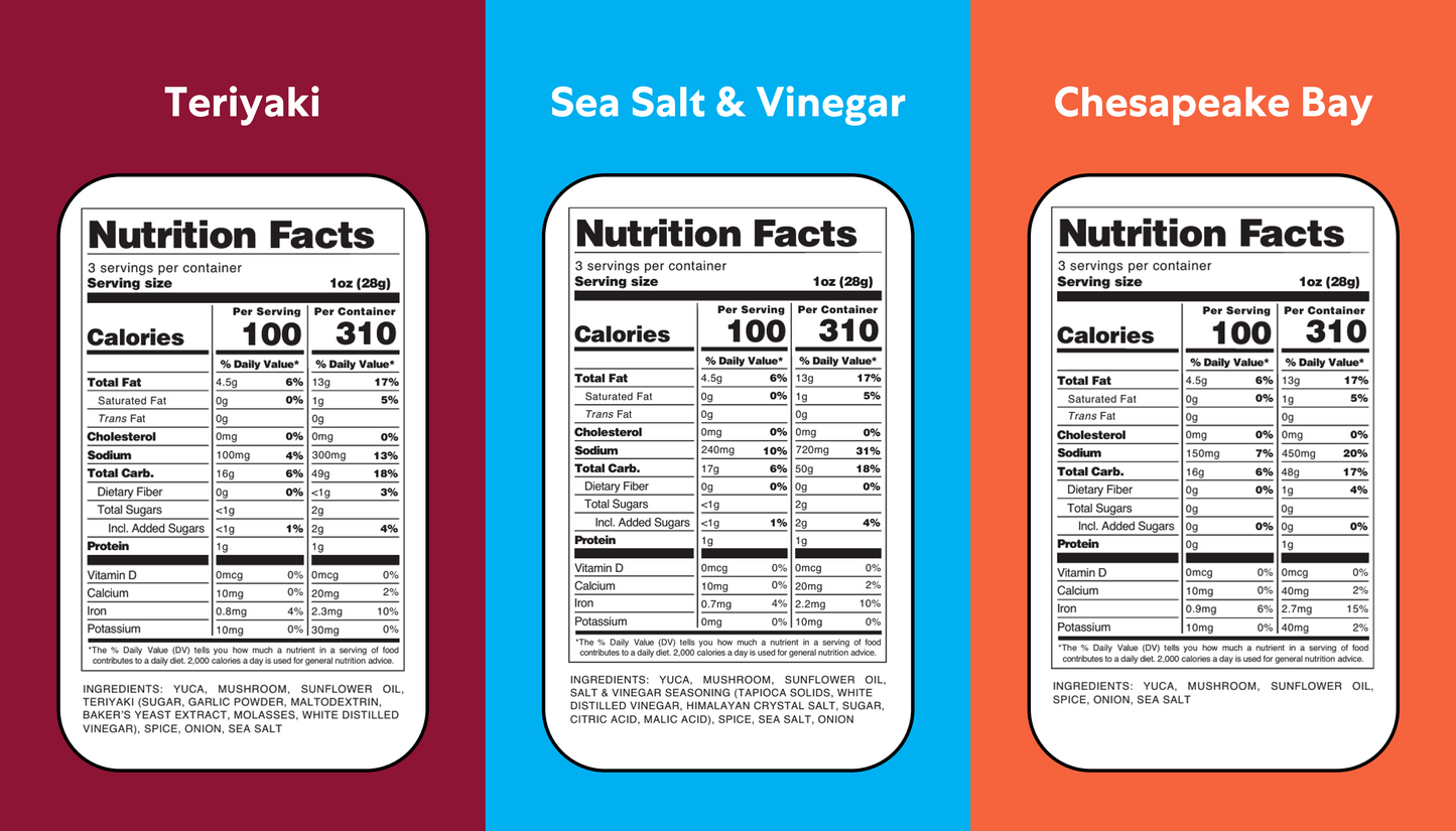 Sharing Size - 6 Flavor Variety Pack (3oz Bags)