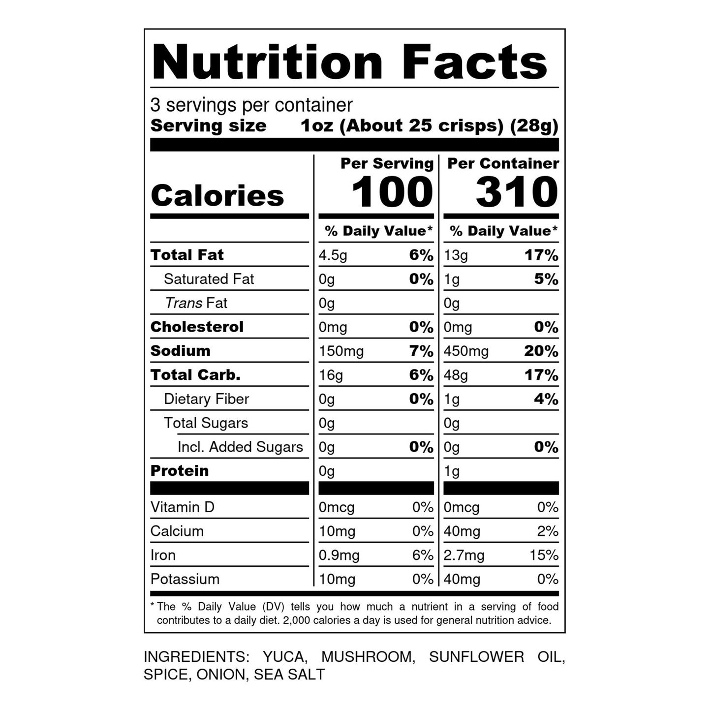3 oz - Snack Size