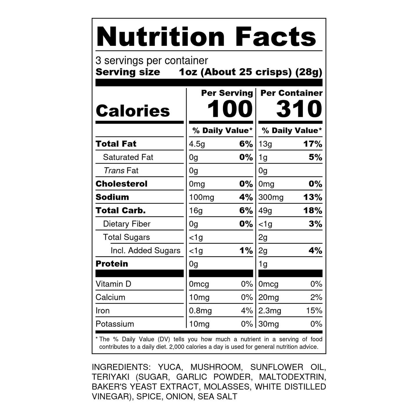 3 oz - Snack Size